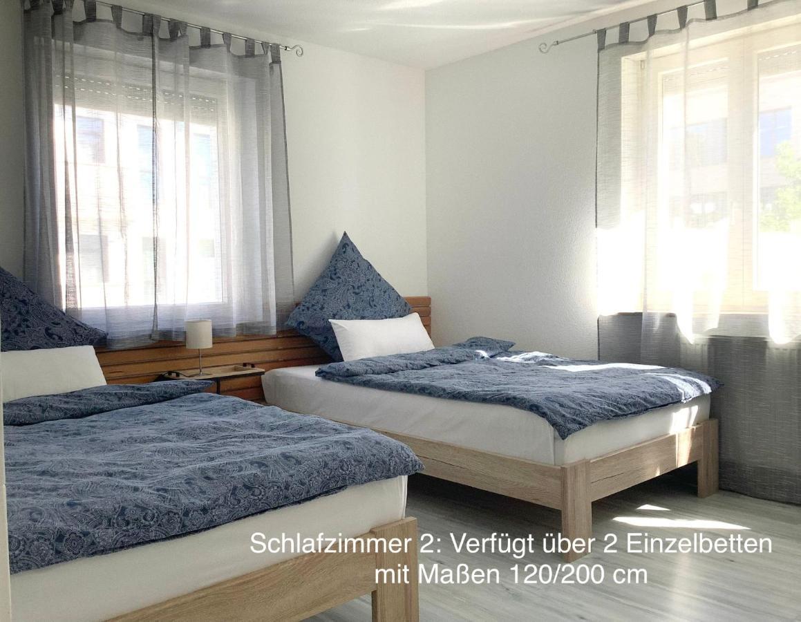 Ferienwohnung Am Bodensee- Zentrale Lage, Free Parking And Wifi, 109 M2, Privater Garten, 7 Gaeste, 2X Kingsize Boxspringbett, Familienfreundlich ฟรีดริชส์ฮาเฟน ภายนอก รูปภาพ
