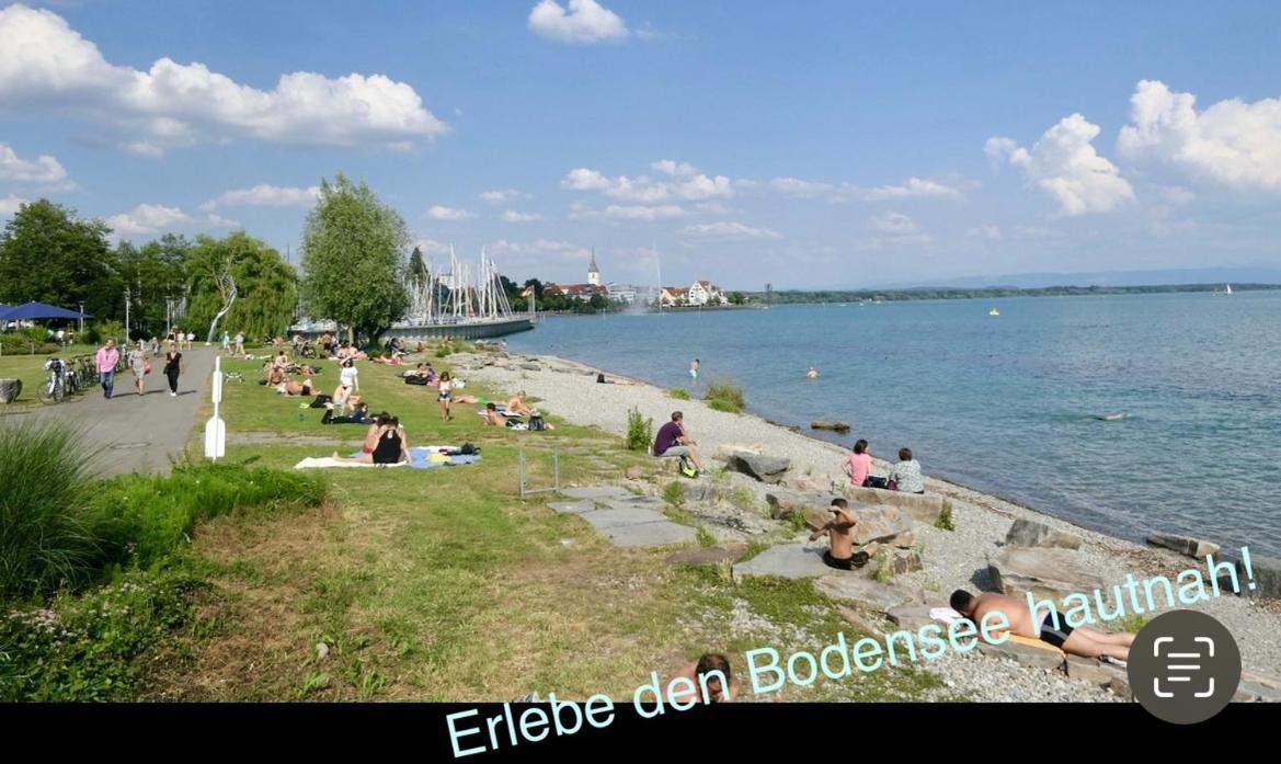 Ferienwohnung Am Bodensee- Zentrale Lage, Free Parking And Wifi, 109 M2, Privater Garten, 7 Gaeste, 2X Kingsize Boxspringbett, Familienfreundlich ฟรีดริชส์ฮาเฟน ภายนอก รูปภาพ